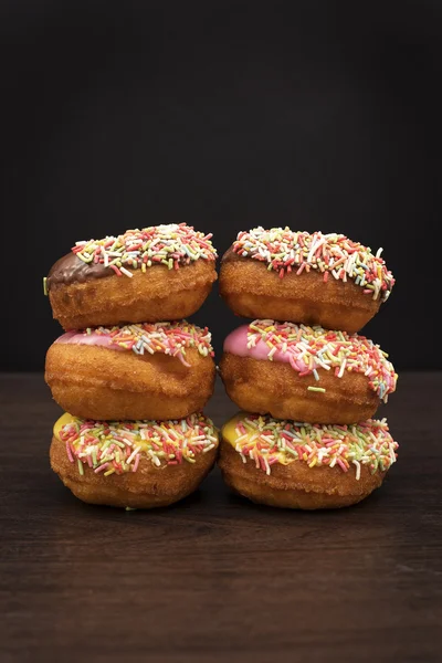 Fresh baked assorted donuts  — Stockfoto